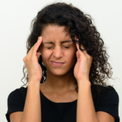 A stressed out person