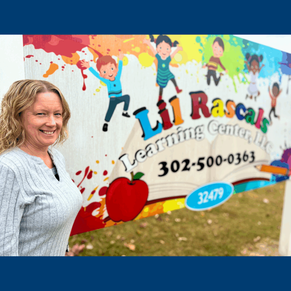 Jamie Bowden is November's Provider Spotlight. She is the owner of Lil Rascals Learning Center in Millsboro, Del.